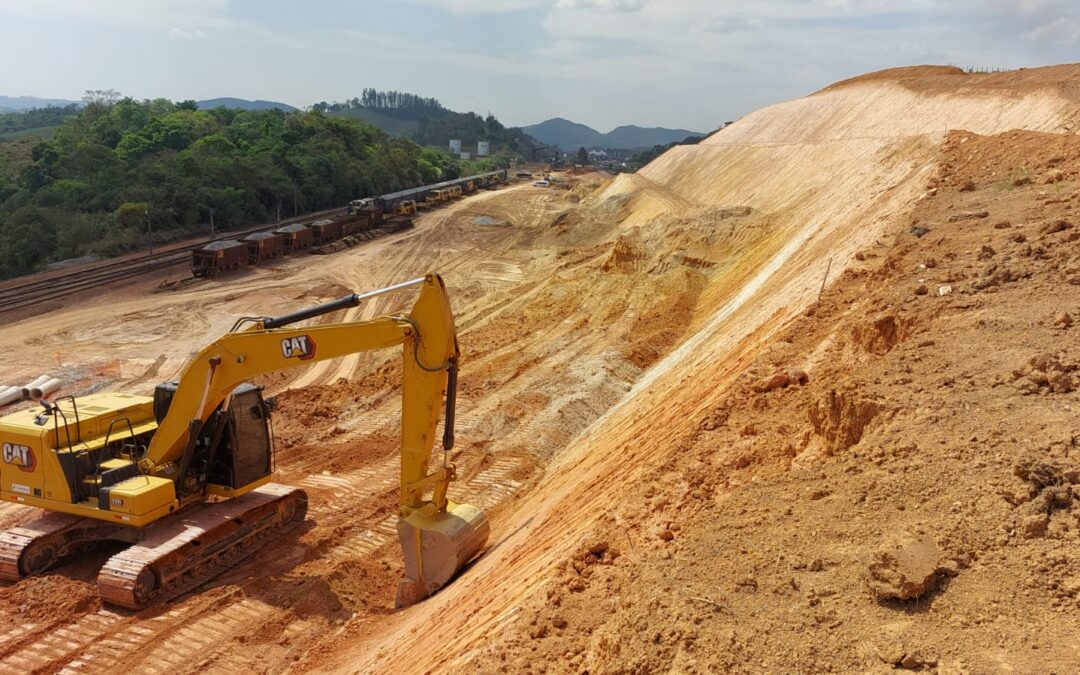 Infraestrutura para construção de oficina ferroviária em terminal logístico e remodelação de pátio ferroviário em São Brás do Suaçuí-MG